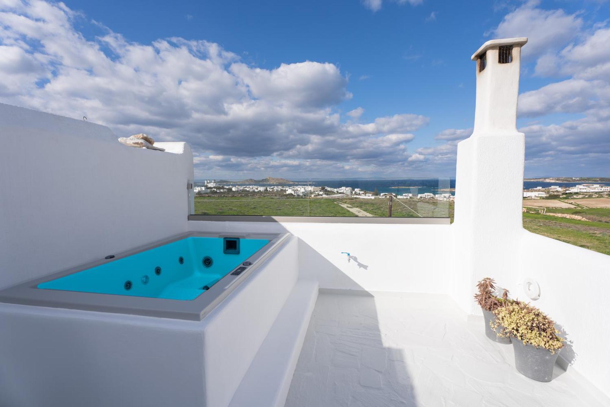 Pure White 1Bd House With Amazing Sea Views In Naousa Экстерьер фото