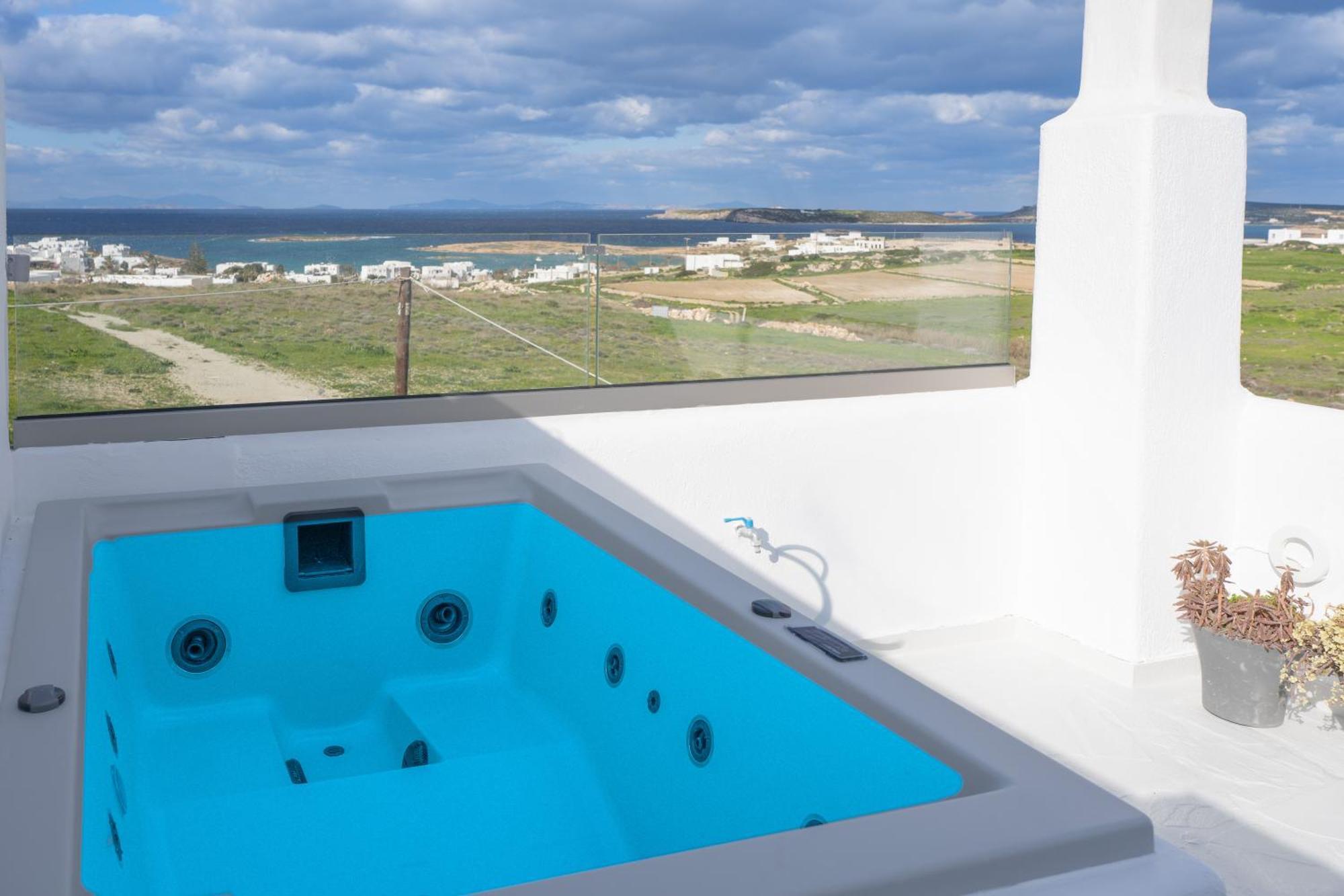 Pure White 1Bd House With Amazing Sea Views In Naousa Экстерьер фото
